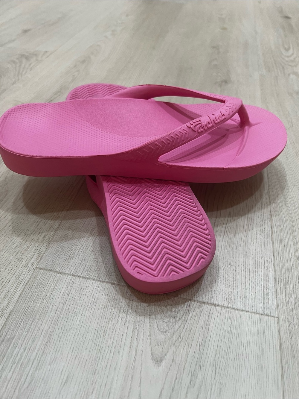 Archie’s flip flops